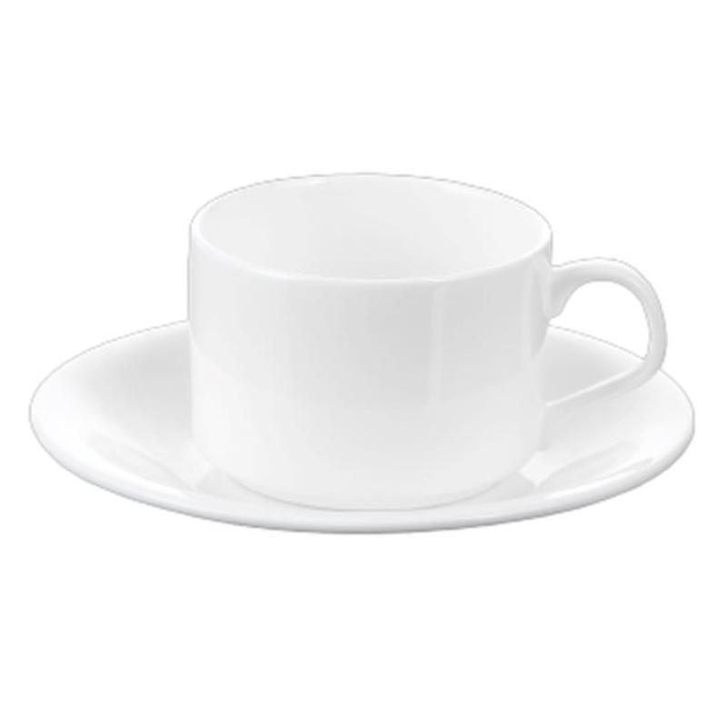 OLIVIA TASE 160ML AR APAKŠTASI 2GAB, PORCELĀNS