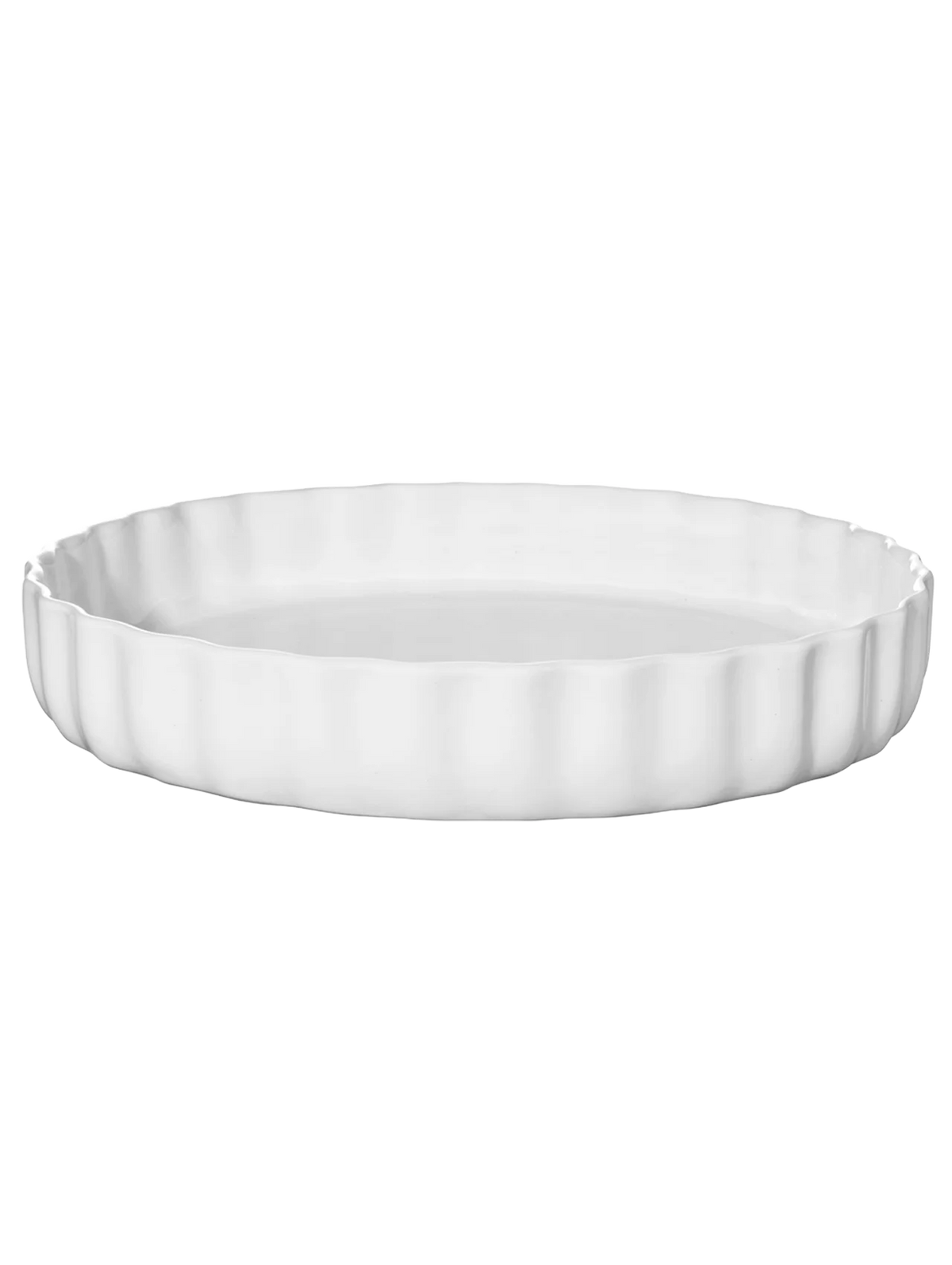 GRANDE TARTES CEPAMTRAUKS 28 CM, H5 CM , BALTS, KERAMIKA