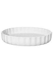 GRANDE TARTES CEPAMTRAUKS 28 CM, H5 CM , BALTS, KERAMIKA