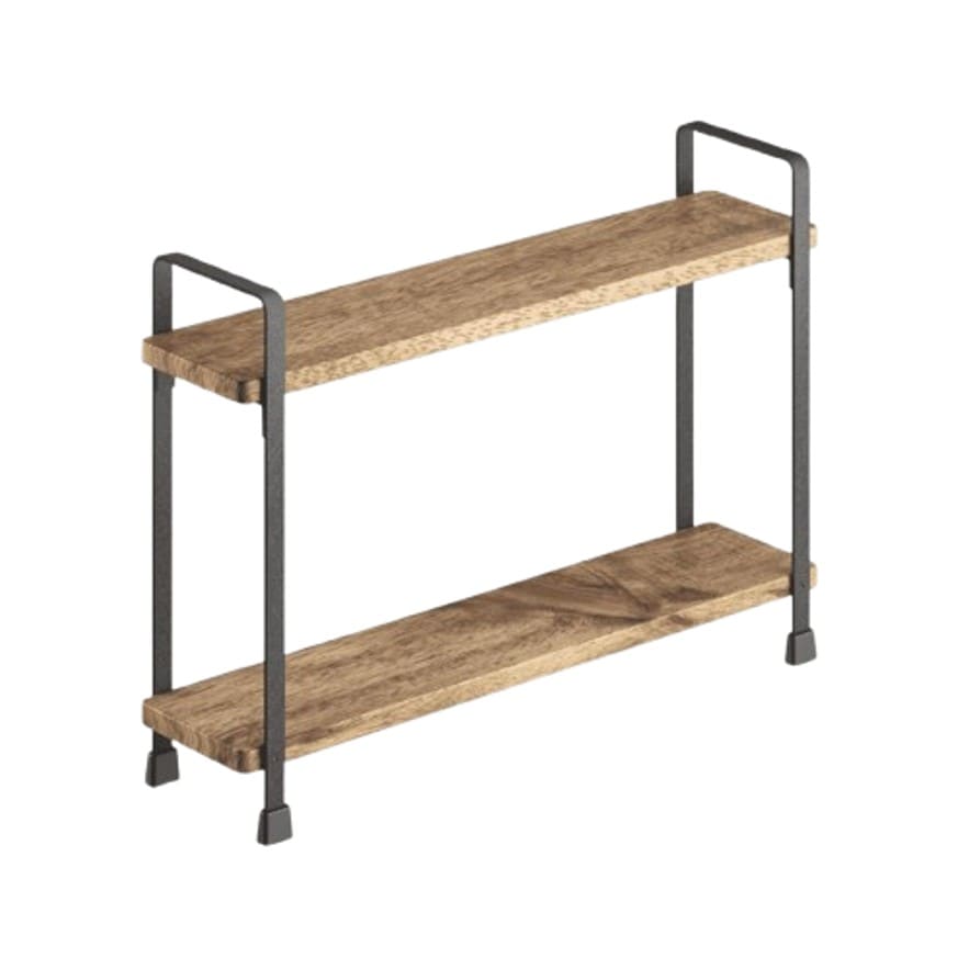 YORK LAVA PLAUKTS 34x8x23CM, 2-STĀVU, MELNS/KOKS, NER.TĒR./AKĀCIJA, TOUCH THERM PĀRKL.