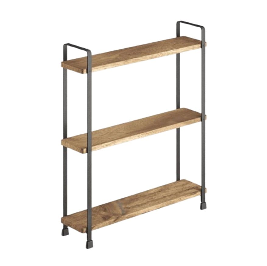 YORK LAVA PLAUKTS 34x8x38CM, 3-STĀVU, MELNS/KOKS, NER.TĒR./AKĀCIJA, TOUCH THERM PĀRKL.