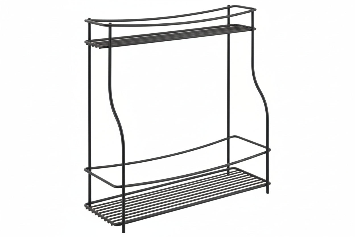 LAVA BALSAMICO PLAUKTS GARŠVIELĀM 35x12x37CM, 2-STĀVU, MELNS, NER.TĒR.