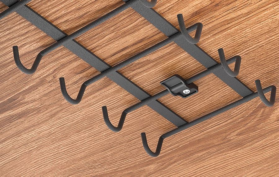 LAVA ZEM PLAUKTA LIEKAMS KRŪŽU TURĒTĀJS 14x28x6CM, MELNS, NER.TĒR.