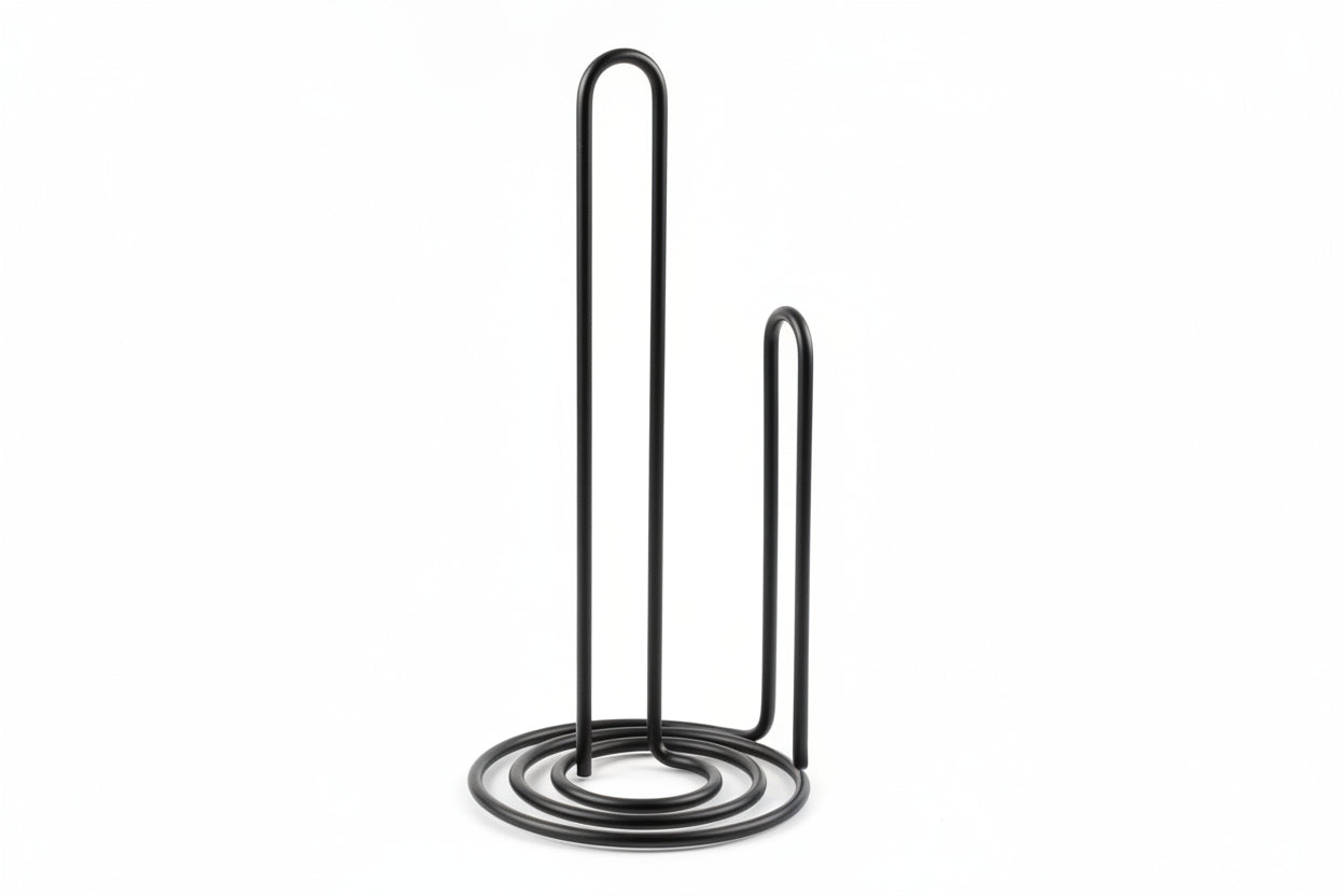 LAVA PAPĪRA DVIEĻA TURĒTĀJS H32CM, D15CM, MELNS, NER.TĒR.