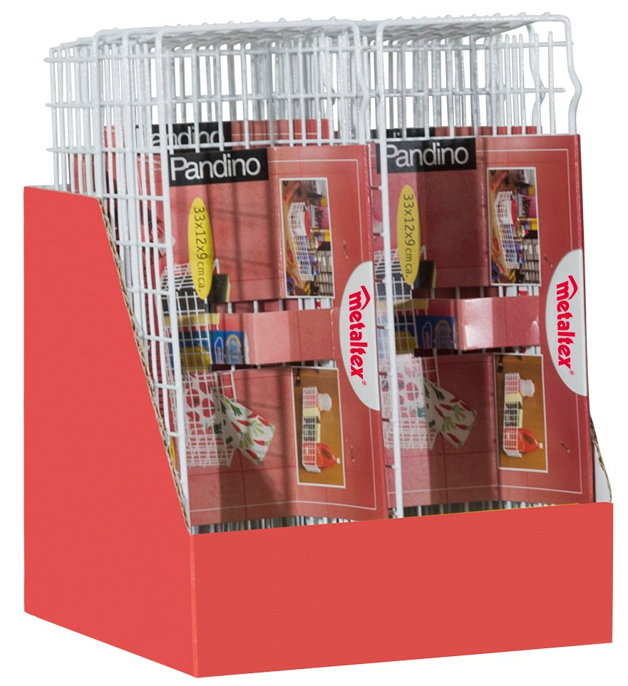 PANDINO GROZS UZGLABĀŠANAI 33x12x9CM, NER.TĒR., LDPE PLASTIKĀTA PĀRKL.