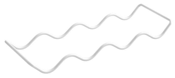 OLA PUDEĻU STATĪVS LEDUSSKAPIM 12x32x3CM, 10 PUDELĒM., NER.TĒR., LDPE PLASTIKĀTA PĀRKL.