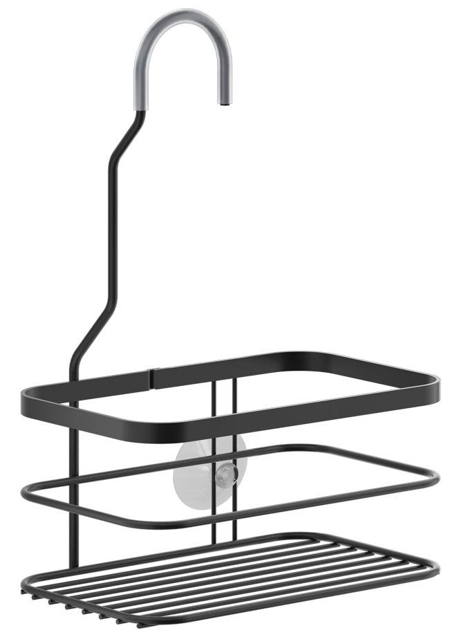 LAVA ORIGIN UZ JAUCĒJKRĀNA UZKARINĀMS PLAUKTS 20x12x28CM, 1-STĀVU, MELNS, NER.TĒR., TOUCH THERM PĀRKL.