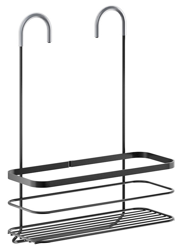 LAVA ORIGIN UZ JAUCĒJKRĀNA UZKARINĀMS PLAUKTS 28x13x40CM, 1S-STĀVU, MELNS, NER.TĒR., TOUCH THERM PĀRKL.