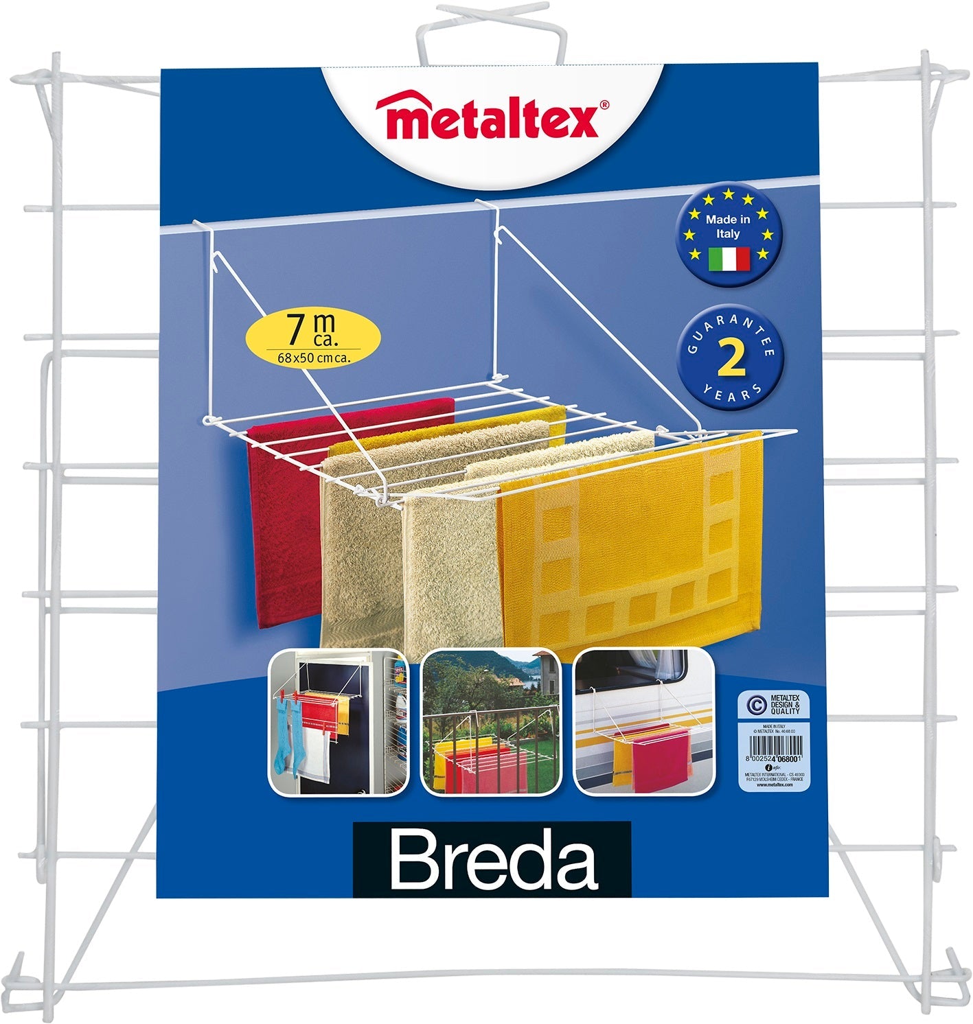 BREDA UZKARINĀMS ŽĀVĒTĀJS 52x28x50/69CM,NER.TĒR., LDPE PLASTIKĀTA PĀRKL.