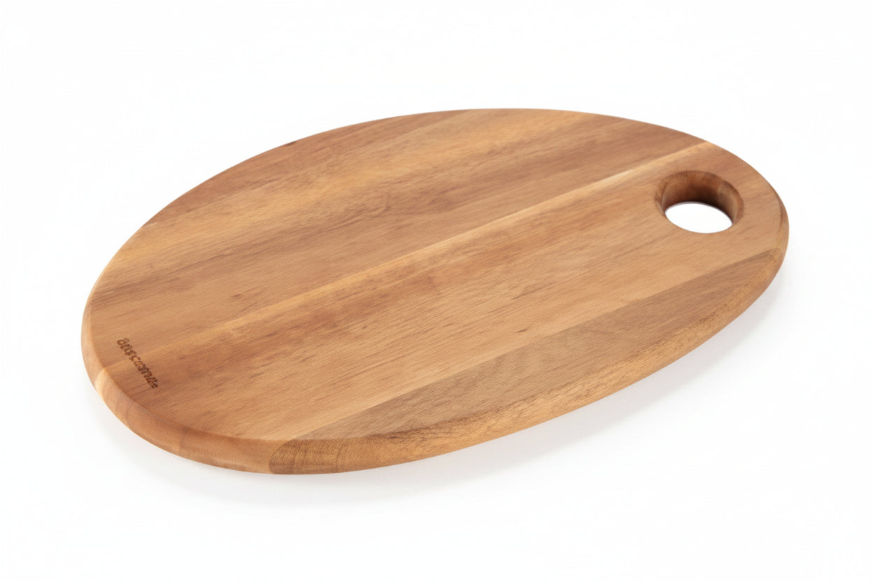 FEELWOOD OVĀLS DĒLĪTIS GRIEŠANAI/SERVĒŠANAI 32X21CM, AKĀCIJAS KOKS