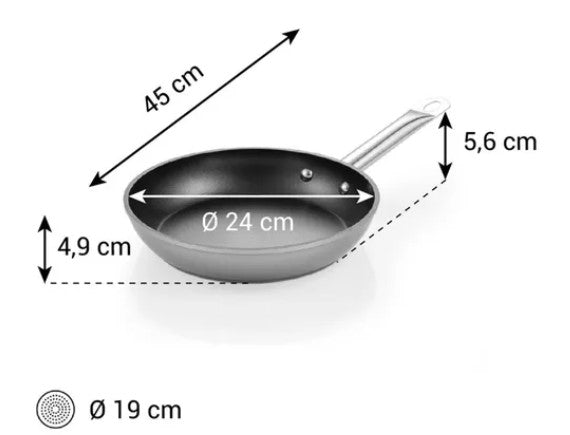 GRANDCHEF+ PANNA 24CM, INDUKCIJA