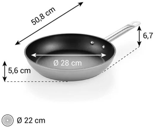 GRANDCHEF+ PANNA 28CM, INDUKCIJA