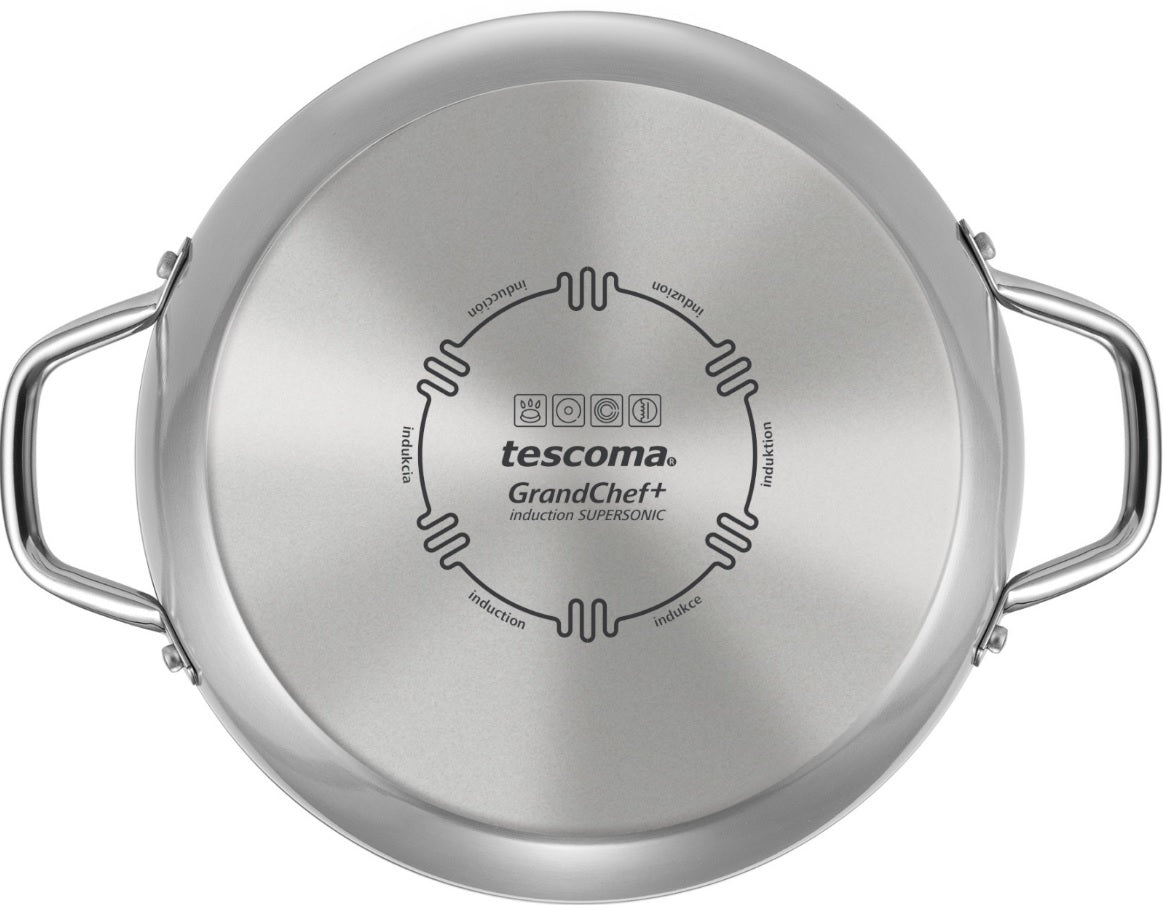 GRANDCHEF+ DZIĻĀ PANNA 30CM, AR 2 ROKTURIEM, INDUKCIJA