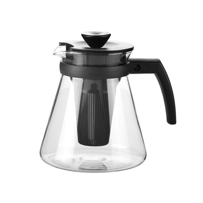 TEO TĒJAS/KAFIJAS KRŪZE AR SIETU 1.7L, MELNA, STIKLS/PLASTMASA