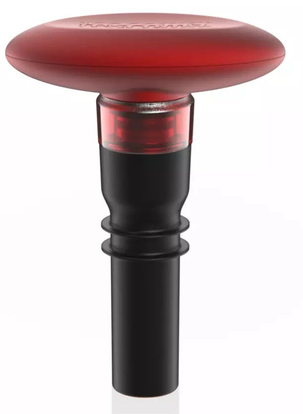 UNO VINO KORĶIS AR VAKUUMA PUMPI, SILIKONS/PLASTMASA