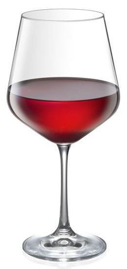 GIORGIO SARKANVĪNA GLĀŽU KOMPL.6GAB., 570ML, STIKLS