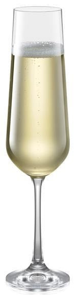 GIORGIO ŠAMPANIEŠA GLĀŽU KOMPL.6GAB., 200ML, STIKLS