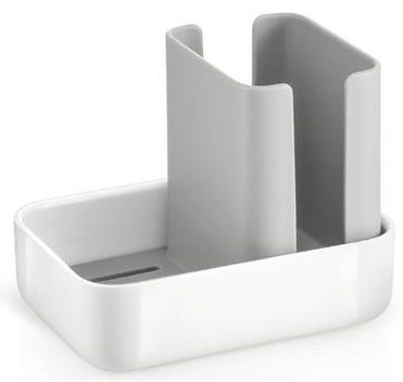 PURO SŪKĻA UN LUPATIŅAS TURĒTĀJS 8x11x9CM, PLASTMASAS