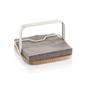 ONLINE SALVEŠU TURĒTĀJS 19x19x11.5CM, BAMBUSS/METĀLS