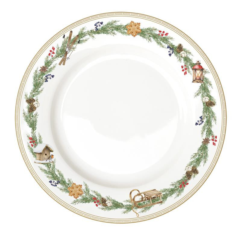 WHITE FOREST PUSDIENU ŠĶĪVIS 26.5CM, PORCELĀNS