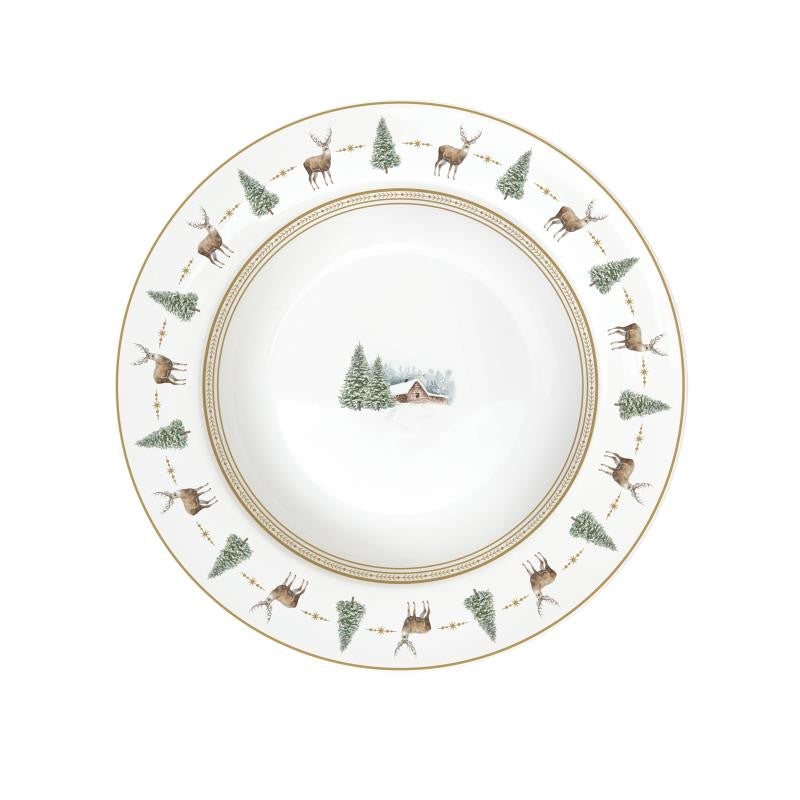 WHITE FOREST ZUPAS ŠĶĪVIS 21.5CM, PORCELĀNS