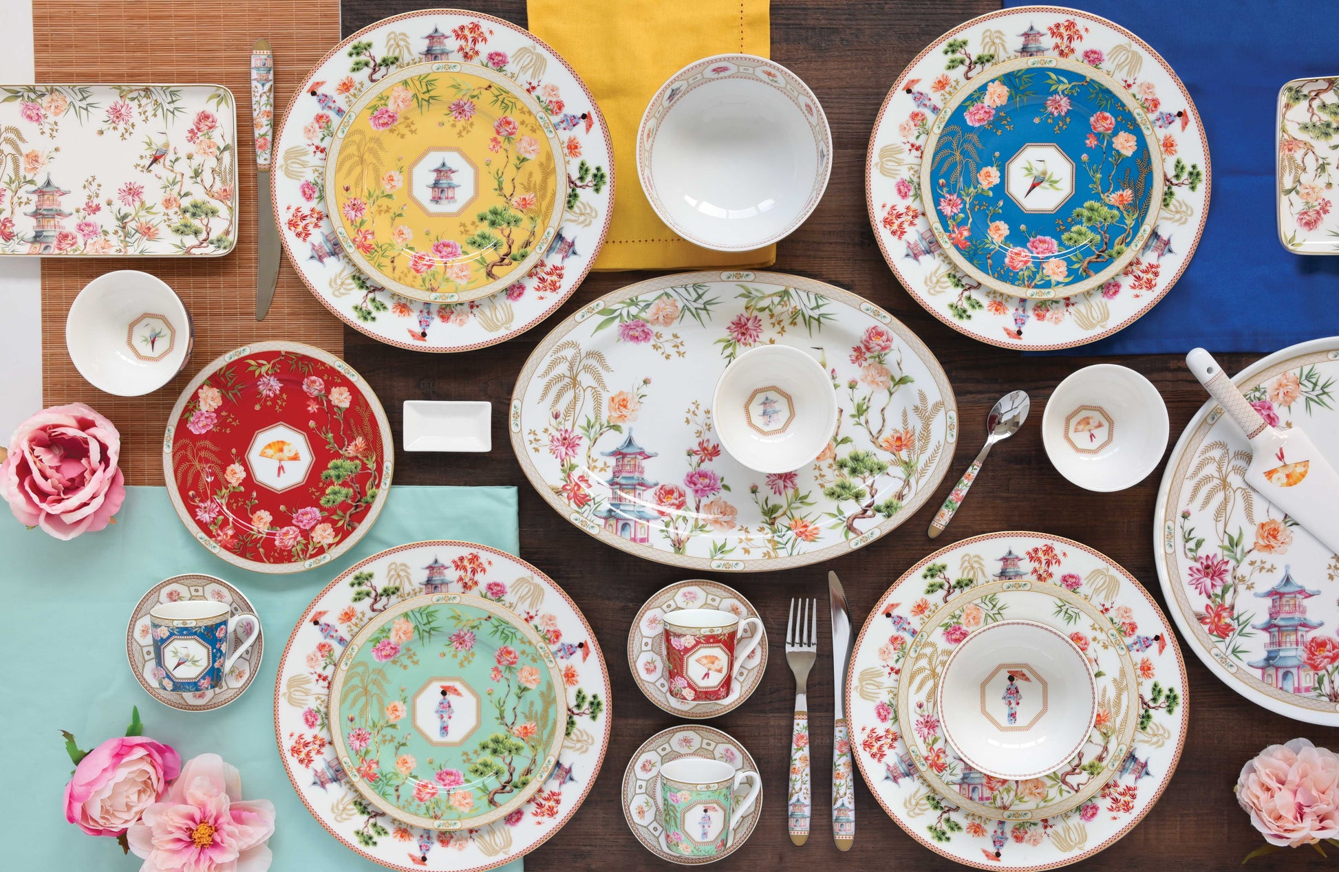 JARDINS D'ORIENT ŠĶĪVIS D19CM, PORCELĀNS