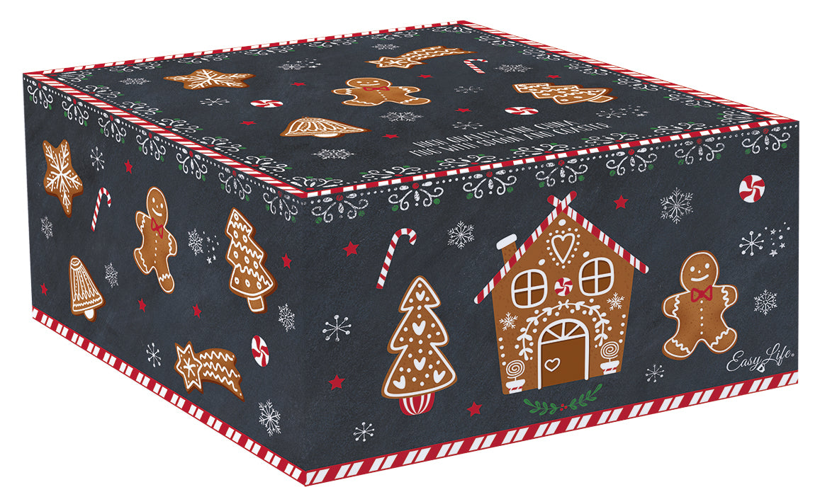 GINGERBREAD KOMPLEKTS, KRŪZE 350ML AR PIEDERUMIEM, DĀVANU KASTĒ, PORCELĀNS