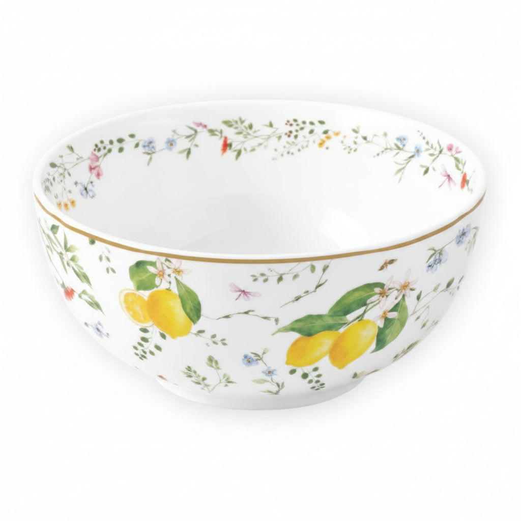 FLEURS ET CITRONS BĻODA 12CM, PORCELĀNS