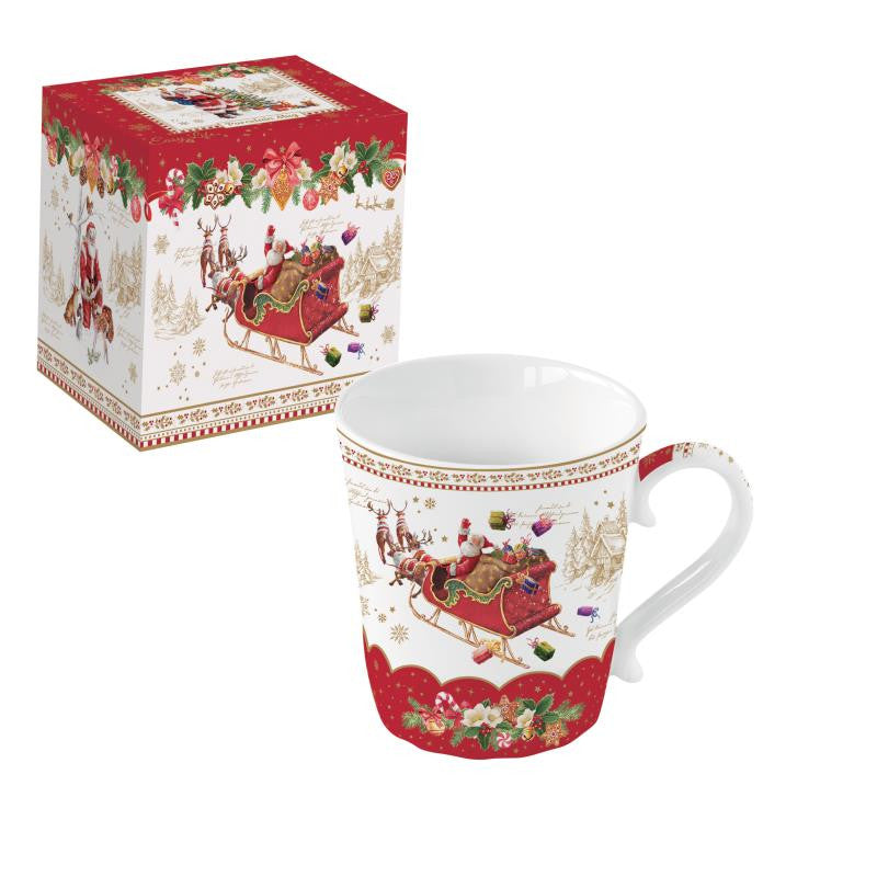 CHRISTMAS MEMORIES KRŪZE 340ML, PORCELĀNS