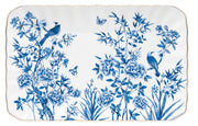 PARADISE GARDEN ŠĶĪVIS 20x13CM, ZILS DEKORS, PORCELĀNS, DĀVANU KASTĒ