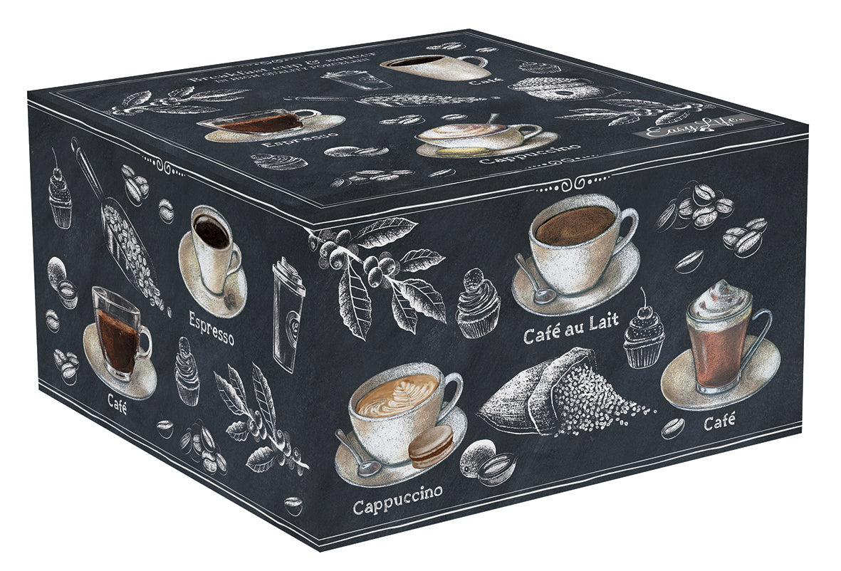 BARISTA TASE AR APAKŠTASI 400ML, PORCELĀNS