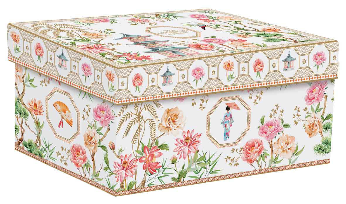 JARDINS D'ORIENT TĒJAS KOMPL. TĒJKANNA 600ML AR SIETIŅU, TASES 160ML 2GAB, PORCELĀNS, DĀVANU KASTĒ