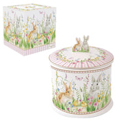 HAPPY EASTER SALDUMU TRAUKS AR VĀCIŅU D14/H16CM, PORCELĀNS, DĀVANU KASTĒ