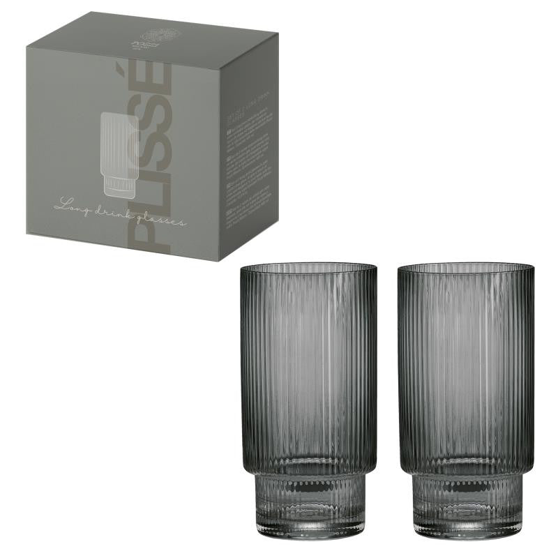 MODERN CLASSIC SULAS / ŪDENS GLĀZES 460ML, KOMPL. 2GAB., PELĒKAS, STIKLS