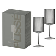 MODERN CLASSIC VĪNA GLĀZES 520ML, KOMPL. 2GAB., UZ KĀJIŅAS, PELĒKAS, STIKLS