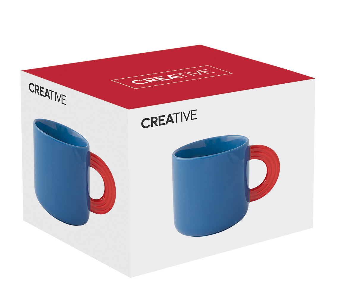 CREATIVE COLOURED KRŪZE 350ML, ZILA, PORCELĀNS