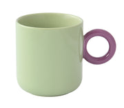 CREATIVE COLOURED KRŪZE 350ML, ZAĻA, PORCELĀNS