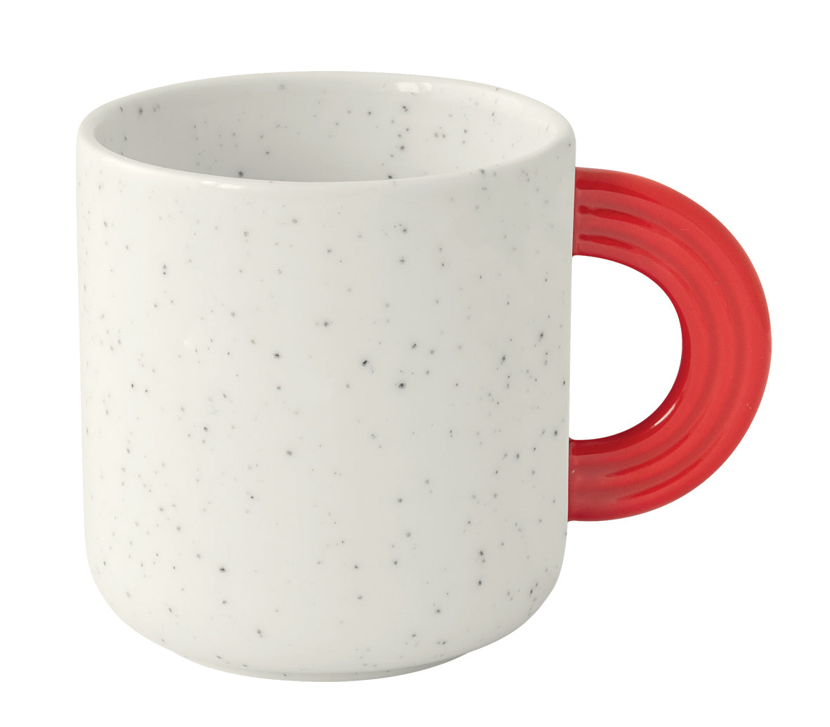 CREATIVE WHITE KRŪZE 350ML, SARKANS ROKTURIS, PORCELĀNS