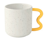 CREATIVE WHITE KRŪZE 350ML, DZELTENS ROKTURIS, PORCELĀNS
