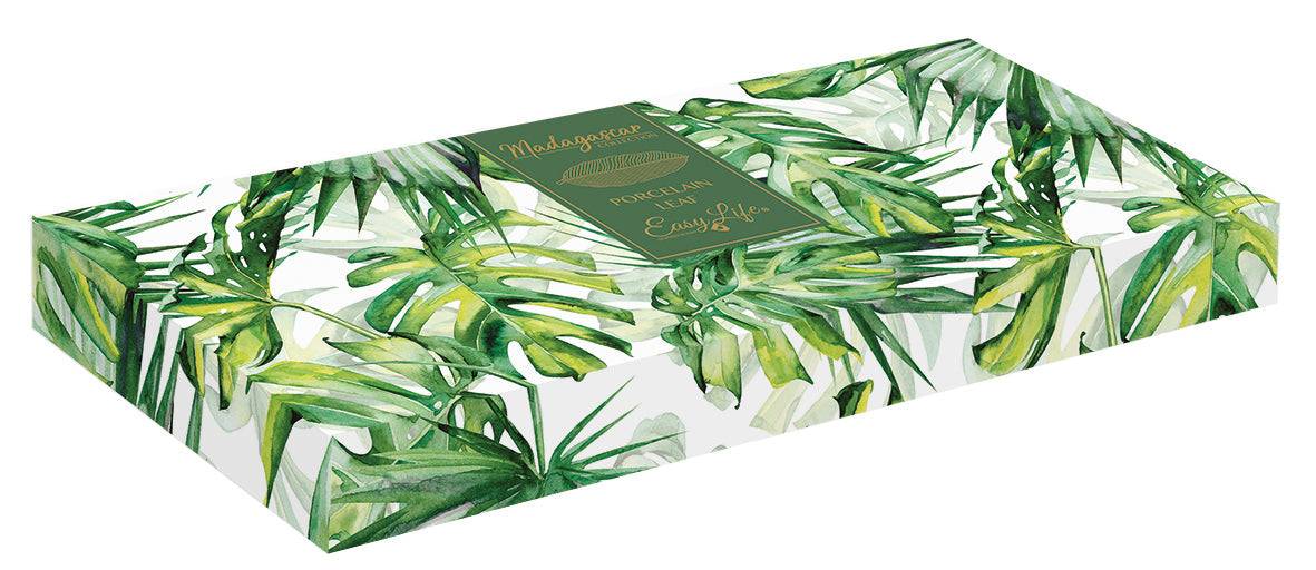 MADAGASCAR SERVĒJAMAIS TRAUKS LAPA 39X16CM T ZAĻŠ