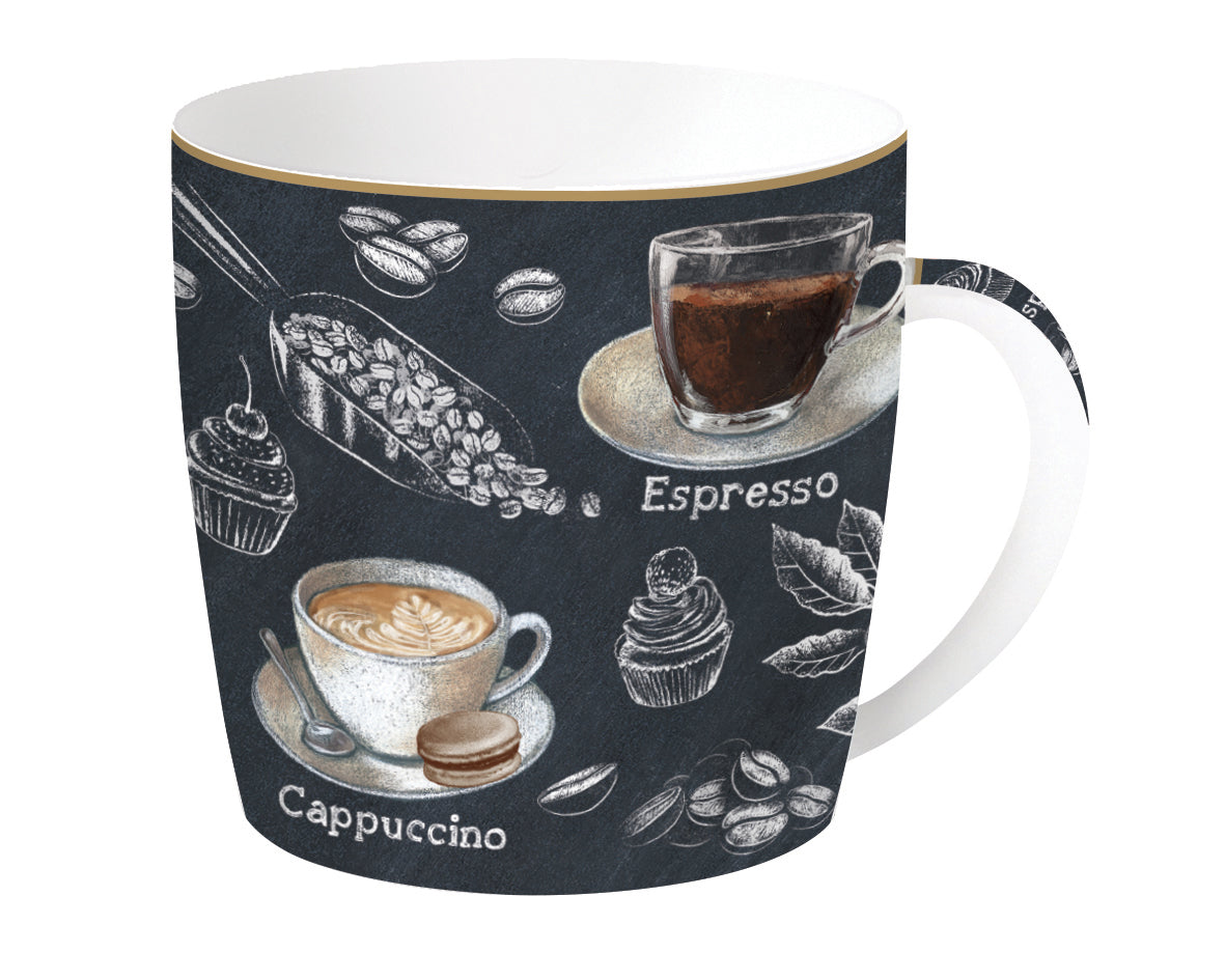 BARISTA KRŪZE 350ML METĀLA KĀRBĀ, PORCELĀNS