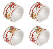 CHRISTMAS TALE SALVEŠU TURĒTĀJI-GREDZENI D4.5CM, KOMPL. 4GAB, PORCELĀNS, DĀVANU KASTĒ