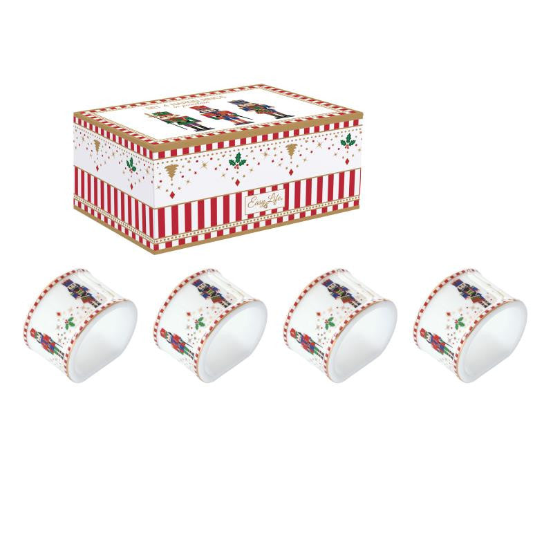 NUTCRACKERS SALVEŠU GREDZENI 4GAB, PORCELĀNS
