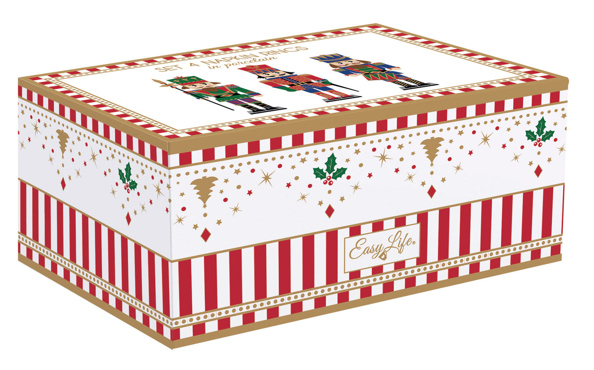 NUTCRACKERS SALVEŠU GREDZENI 4GAB, PORCELĀNS