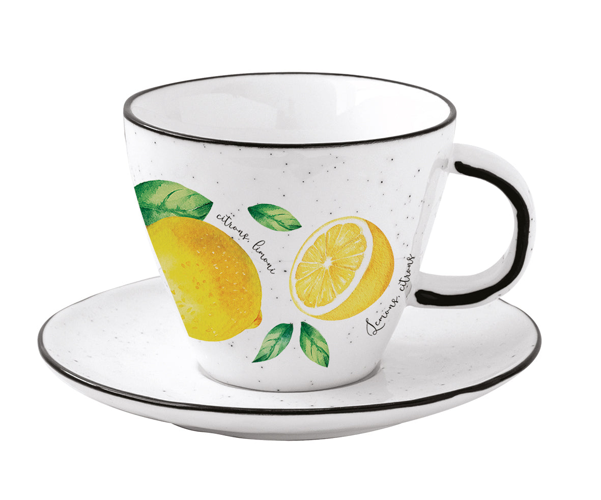 AMALFI KRŪZE 250ML AR APAKŠTASI DĀVANU KASTĪTĒ, PORCELĀNS