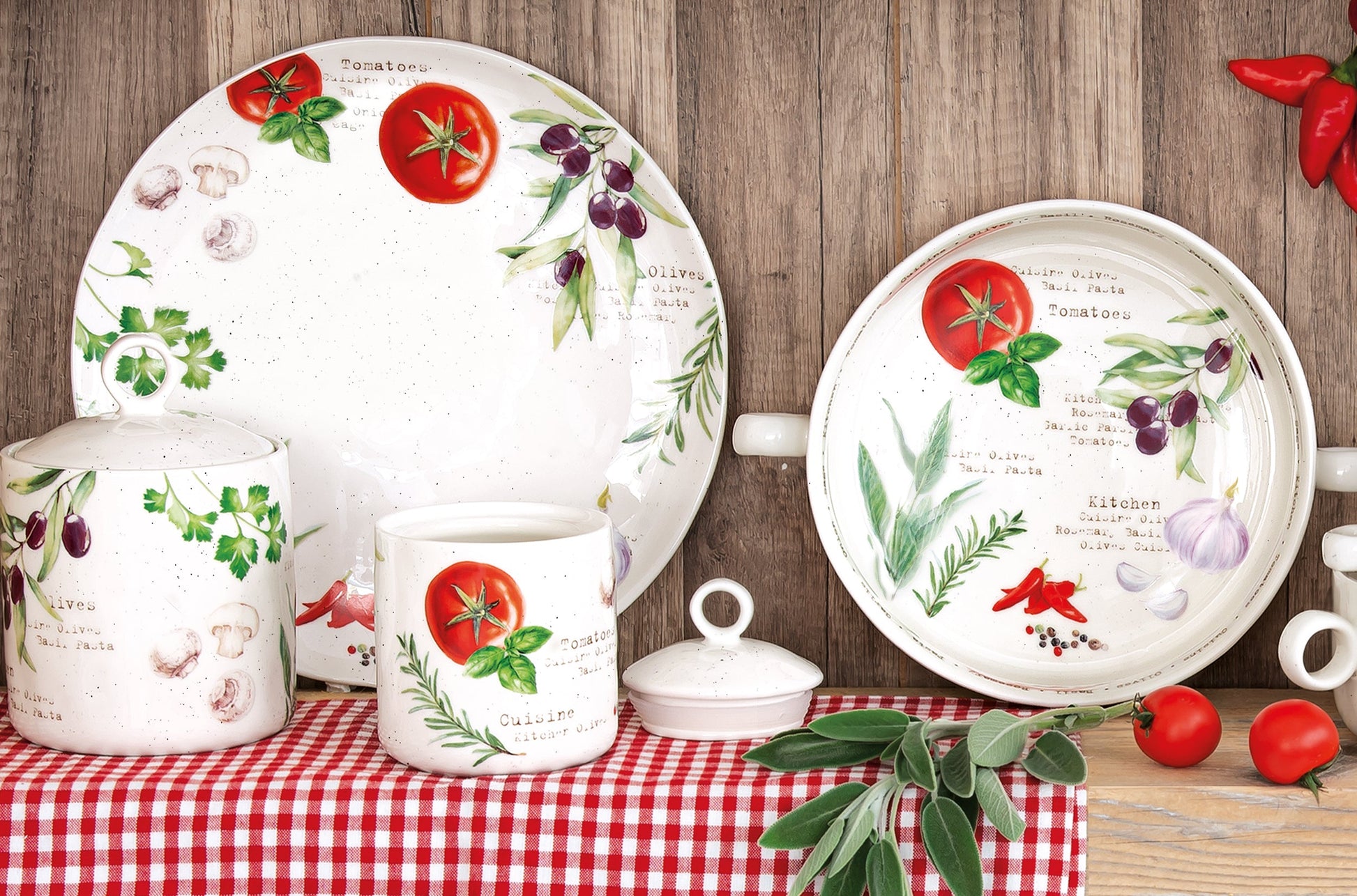 HOME & KITCHEN BĻODA AR OSĀM R20CM, PORCELĀNS