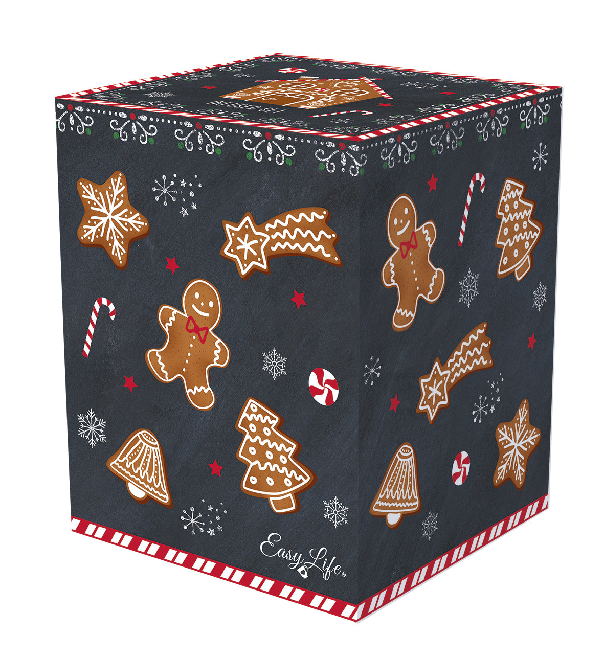GINGERBREAD KRŪZE 300ML AR SIETIŅU UN VĀCIŅU, PORCELĀNS