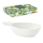 MADAGASCAR BĻODA SERVĒŠANAI 30X19CM, BALTA, PORCELĀNS