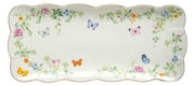 DANCING BUTTERFLIES SERVĒŠANAS ŠĶĪVIS 36x14.5CM, BALTS, PORCELĀNS, DĀVANU KASTĒ