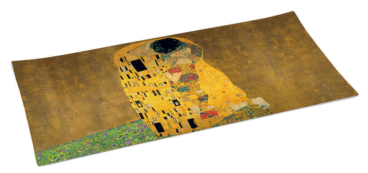 MASTERPIECE KLIMT KISS ŠĶĪVIS 36X17CM, STIKLS